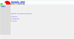 Desktop Screenshot of geoitalia2009.cineca.it