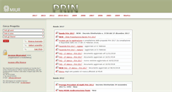 Desktop Screenshot of prin.cineca.it