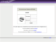 Tablet Screenshot of indam.cineca.it